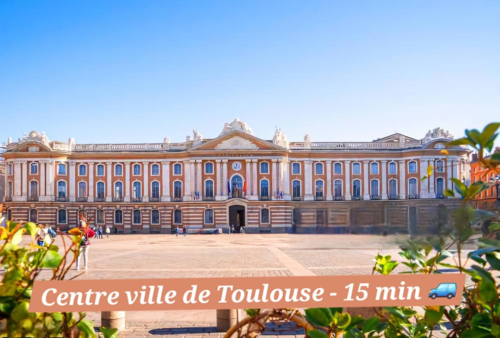 T2 Havre De Paix 2 A 4 P - Terrasse - Parking - Piscine - Salle Sport - Tennis Toulouse Luaran gambar